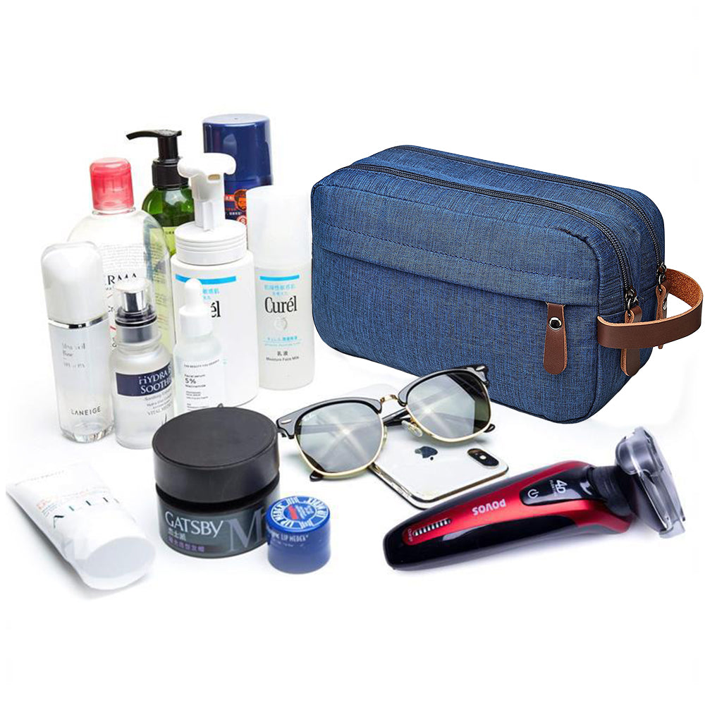 Travel Toiletry Wash Bag Cosmetic Bags Navy Blue