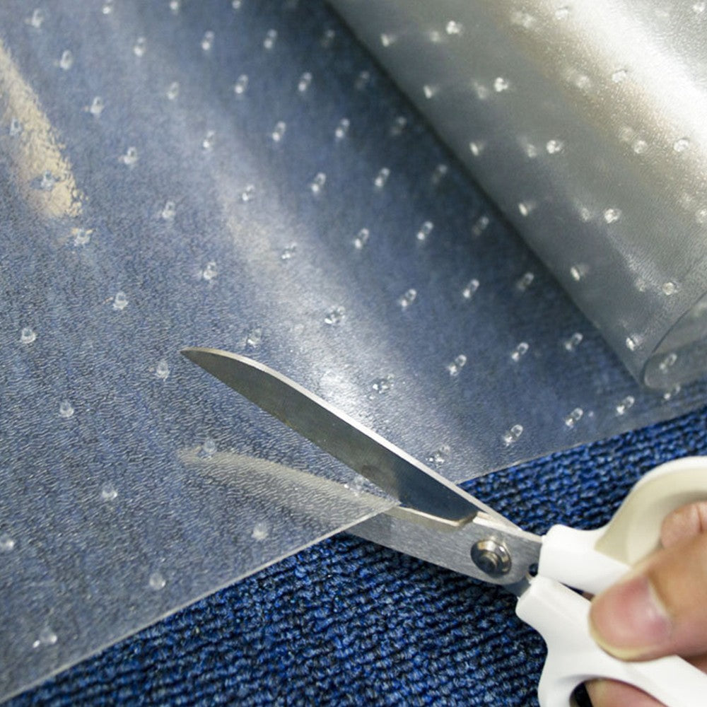 38x100cm Clear Cat Carpet Protector Plastic Pets Scratch Stopper Non-Slip Floor Rugs Protector