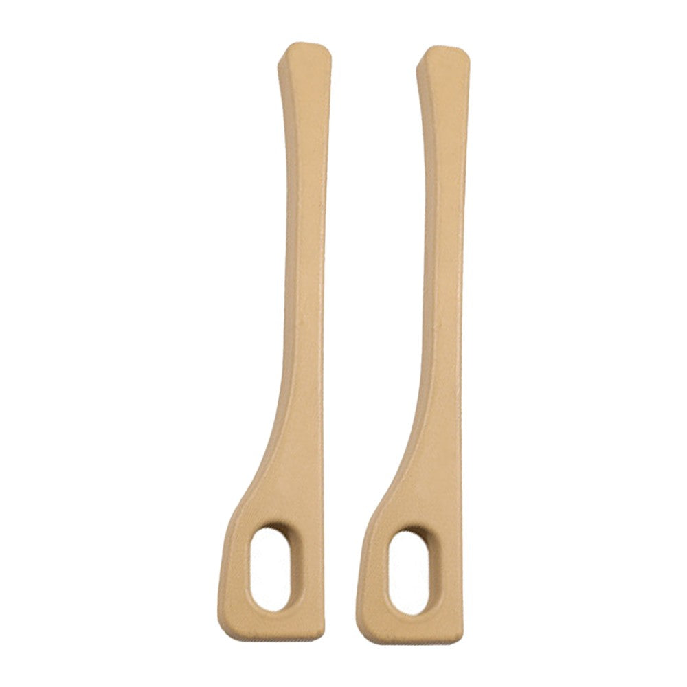 2Pcs Car Seat Gap Filler Console Side Gap Blocker Pad Spacer Beige