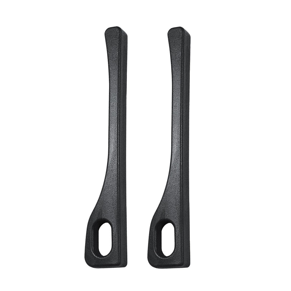 2Pcs Car Seat Gap Filler Console Side Gap Blocker Pad Spacer Black
