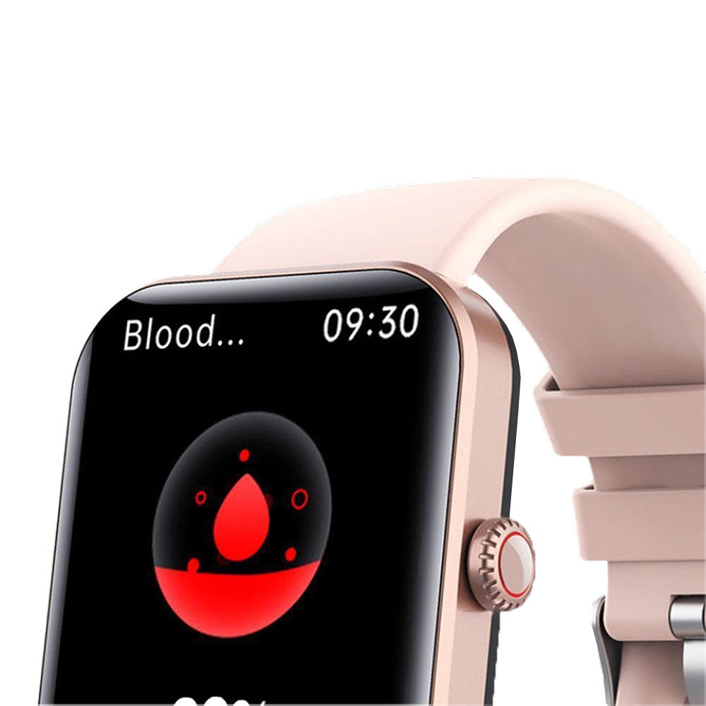 F57L Bluetooth Smart Watch Sports Watch Fitness Tracker Heart Rate Monitor Pink