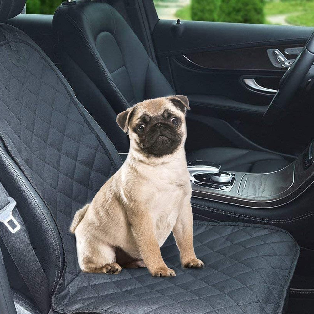1 X Non-Slip Car Front Seat Cover Oxford Cloth Car Seat Protection Mat for Pet