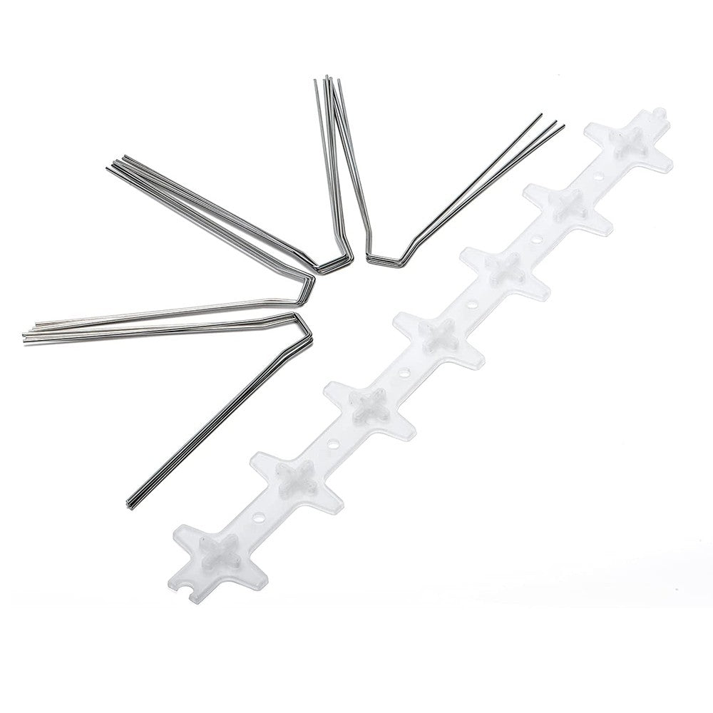 12Pcs Stainless Steel Bird Repellent Spike Repeller for Verandas Roof Windowsill