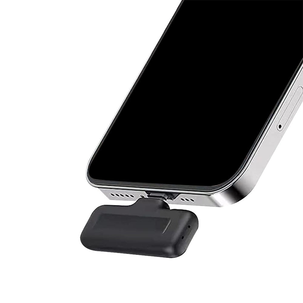 Wireless Lavalier Lapel Microphone with Charging Case for Type-C Interface Phone