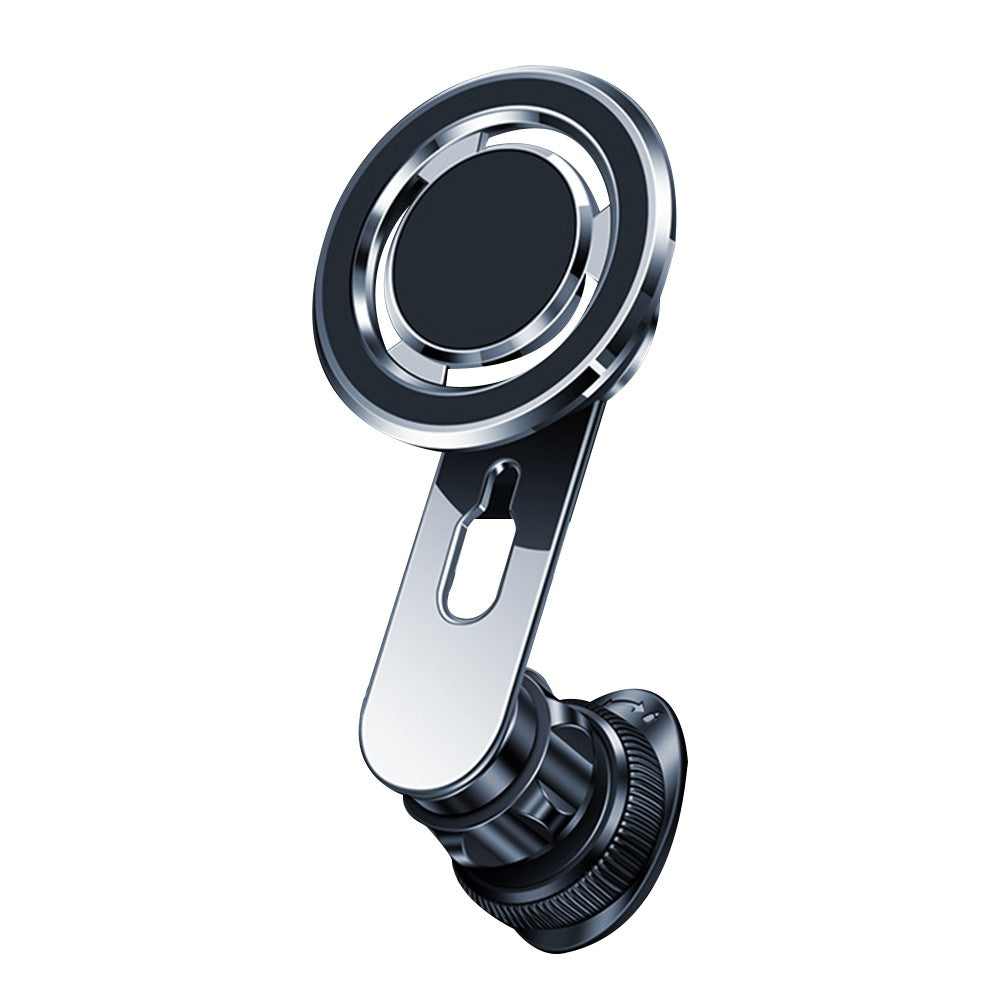 Magnetic Car Phone Holder Rotatable Car Vent Phone Mount with Magnetic Ring Fits All Smartphones Silver