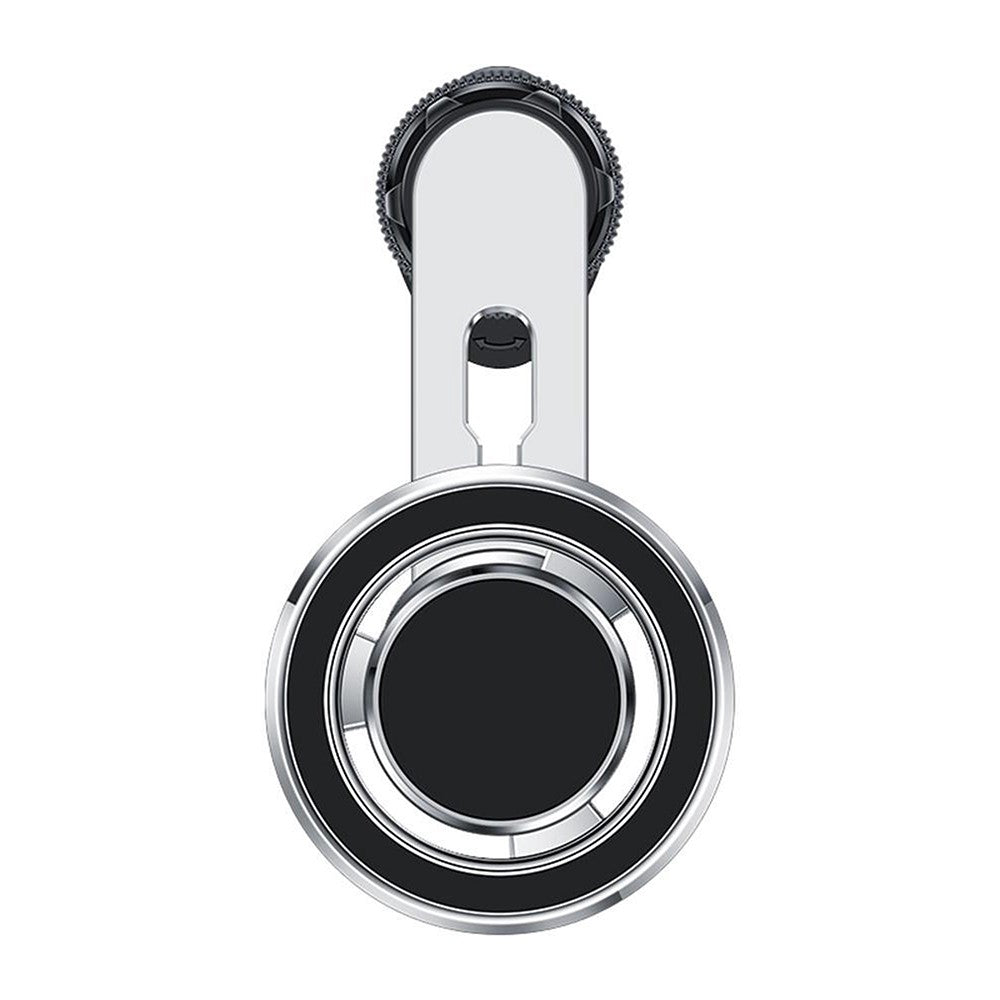 Magnetic Car Phone Holder Rotatable Car Vent Phone Mount with Magnetic Ring Fits All Smartphones Silver