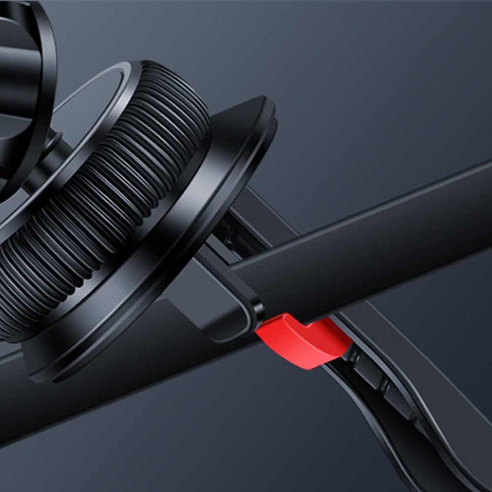 Magnetic Car Phone Holder Rotatable Car Vent Phone Mount with Magnetic Ring Fits All Smartphones Silver