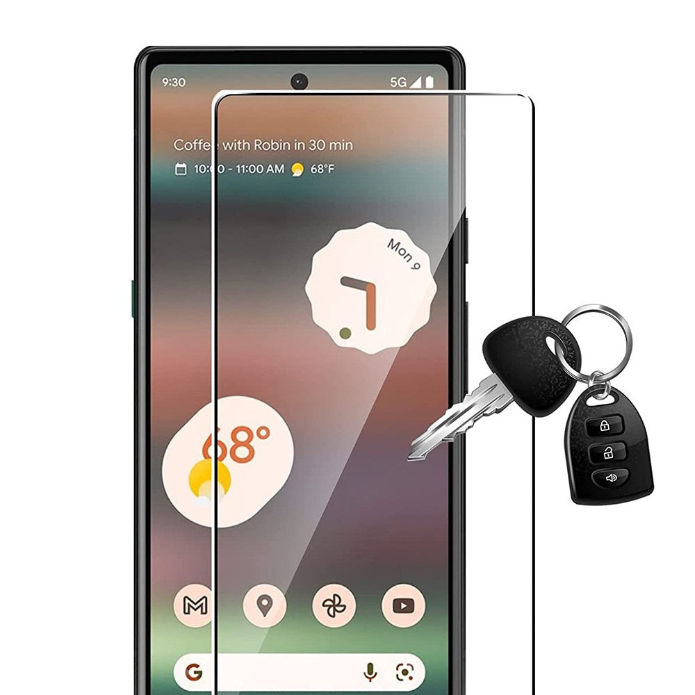 4Pcs for Google Pixel 6A Tempered Glass Screen Protector and Camera Lens Protector Set