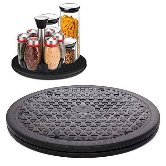30cm Lazy Susan Turntable Organizer Rotating Swivel Tray Display Stand Home Use