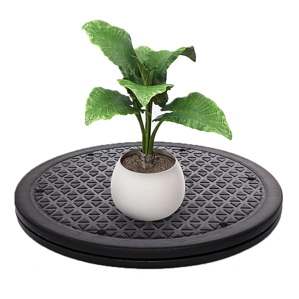 30cm Lazy Susan Turntable Organizer Rotating Swivel Tray Display Stand Home Use