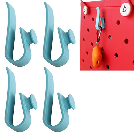4Pcs Hooks Accessories for Bogg Bags Key Mask Holder Charm Accessory Blue