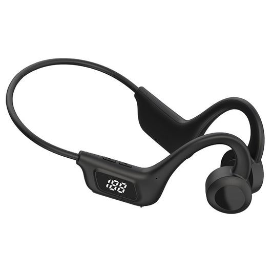 Air Conduction Headphones Wireless Bluetooth 5.2 Sweatproof Sport Earphone Black