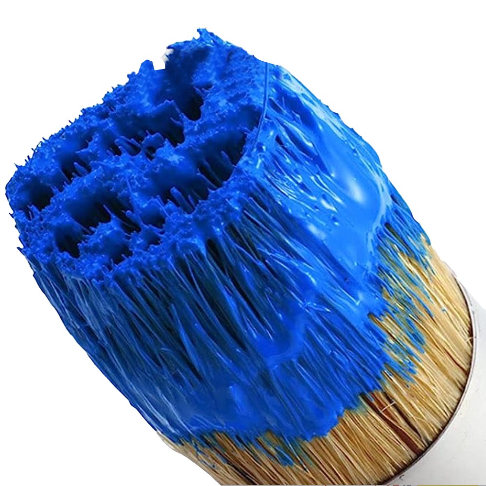 3Pcs Chalk and Wax Paint Brush Set Bristle Brushes for Acrylic Painting Wood Color