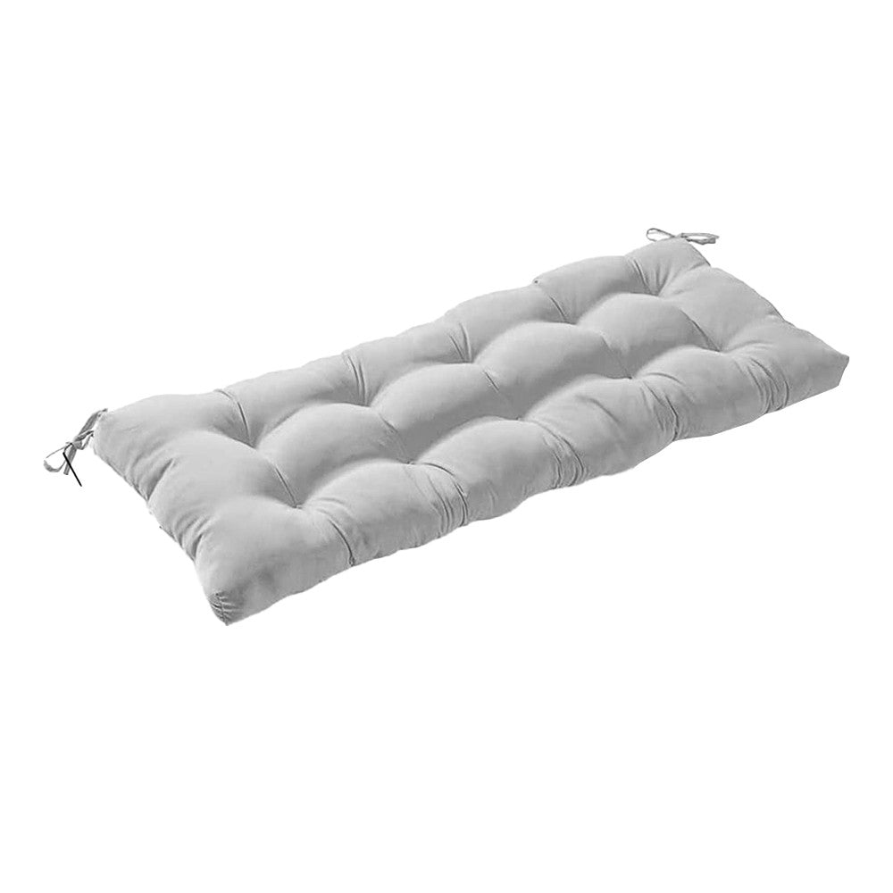 90x50cm Bench Seat Cushion Swing Seat Cushion Pad for Outdoor Indoor Benches Grey