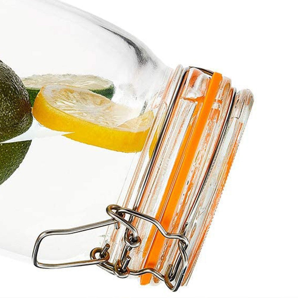 10Pcs Replacement Silicone Gasket Leak Proof Seal Ring for Mason Jar Lids Orange