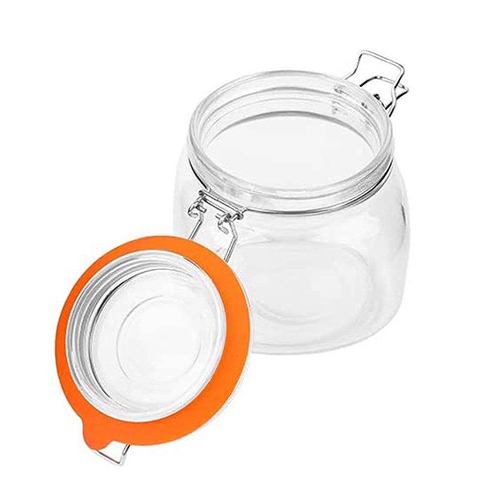 10Pcs Replacement Silicone Gasket Leak Proof Seal Ring for Mason Jar Lids Orange