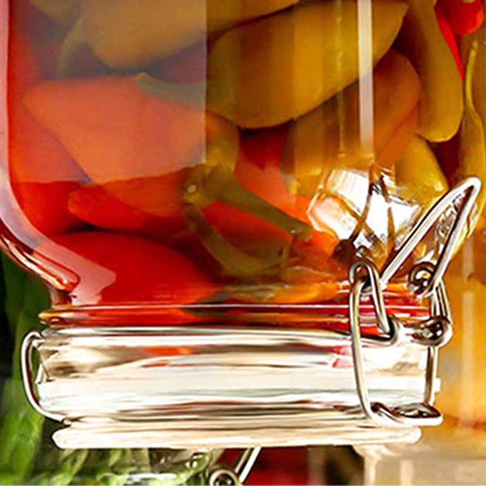 10Pcs Replacement Silicone Gasket Leak Proof Seal Ring for Mason Jar Lids White