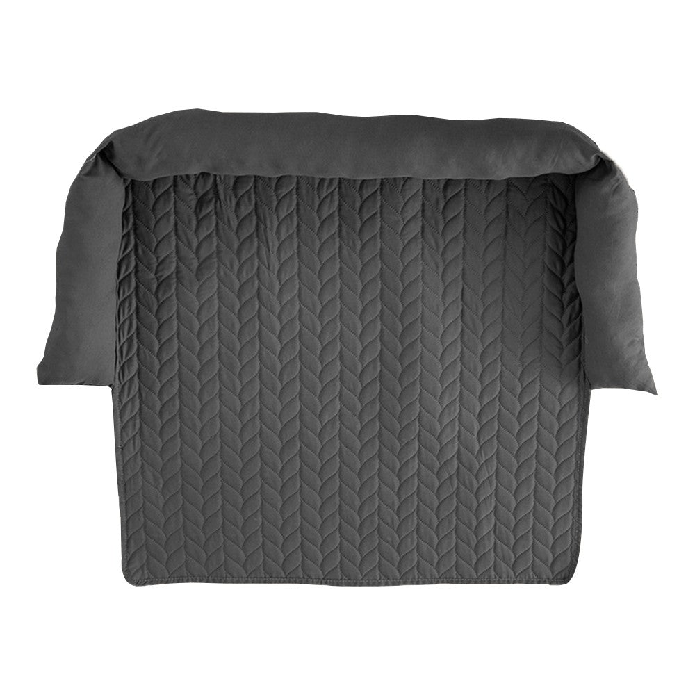 70x120cm Pet Sofa Bed Dog Cat Couch Pad Anti-slip Pet Bed Mat Sofa Protector Dark Grey