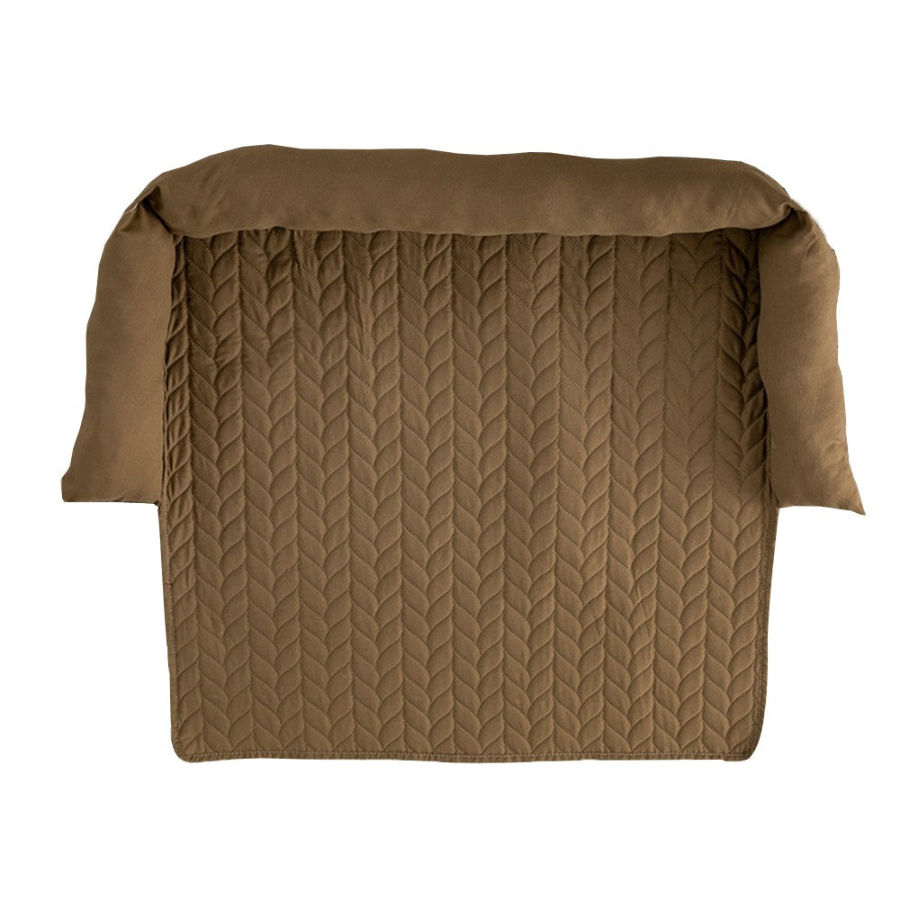 70x120cm Pet Sofa Bed Dog Cat Couch Pad Anti-slip Pet Bed Mat Sofa Protector Khaki