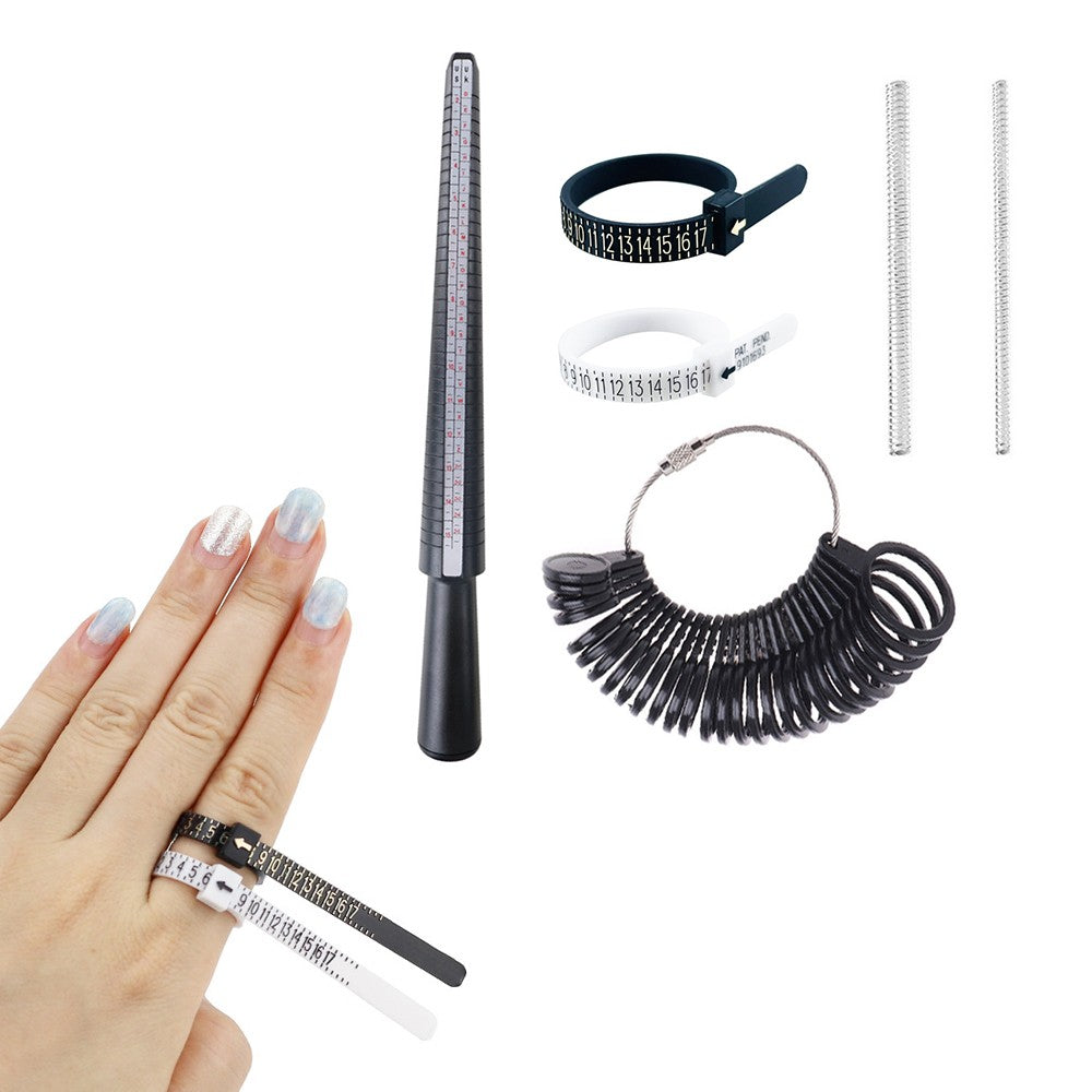 1 X Ring Sizer Measuring Tool Set Finger Size Gauge Measure Tool UK D to Z
