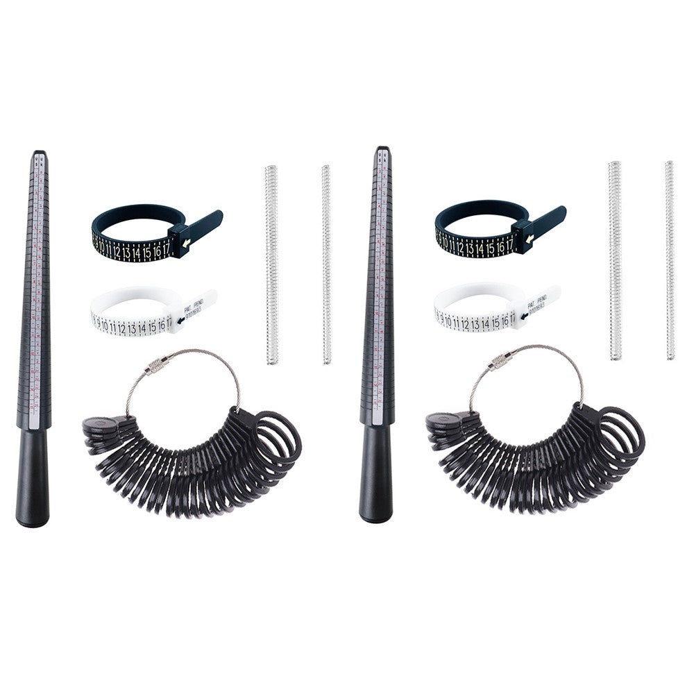 2 X Ring Sizer Measuring Tool Set Finger Size Gauge Measure Tool UK D to Z