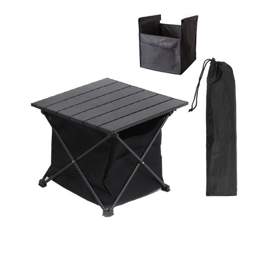 40x34cm Folding Aluminum Camping Table Portable Outdoor Picnic BBQ Table with Carry Bag