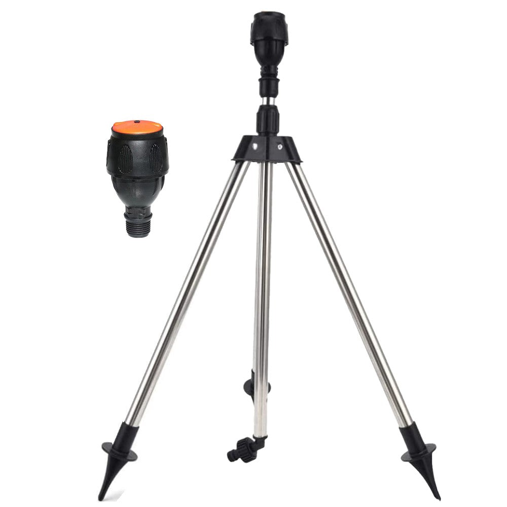 1Pc 360 Degree Rotating Tripod Impact Sprinkler Garden Irrigation Watering Sprinkler
