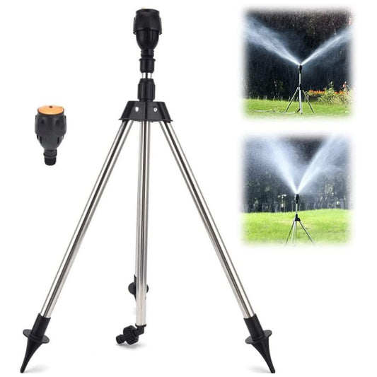 2Pcs 360 Degree Rotating Tripod Impact Sprinkler Garden Irrigation Watering Sprinkler