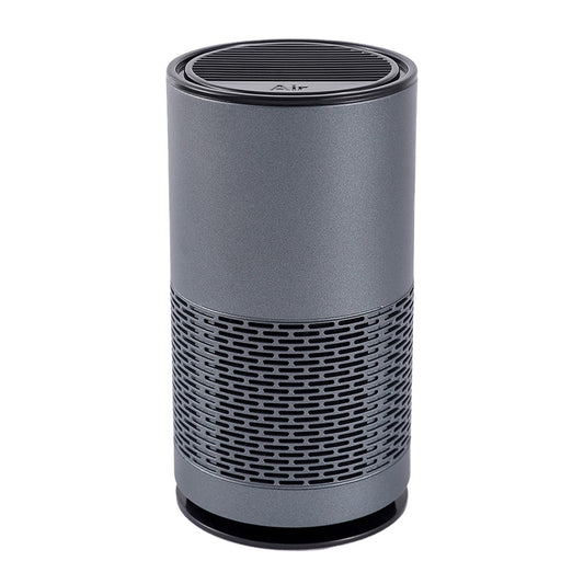 Portable Negative Ion Air Purifier with H12 Filter Air Cleaner for Car Home Bedroom Grey