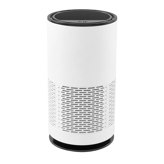 Portable Negative Ion Air Purifier with H12 Filter Air Cleaner for Car Home Bedroom White