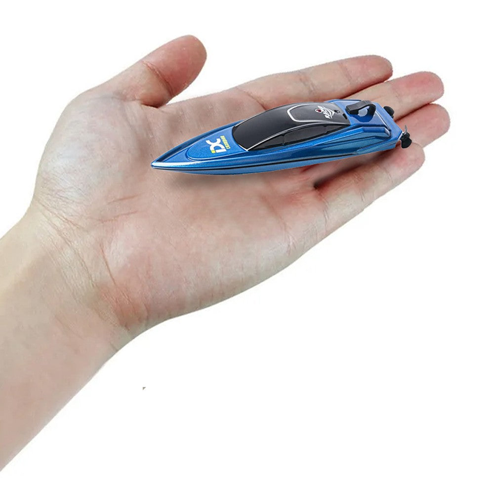 2.4GHz Kids RC Boat Toys Rechargeable Remote Control Racing Ship Toy Blue