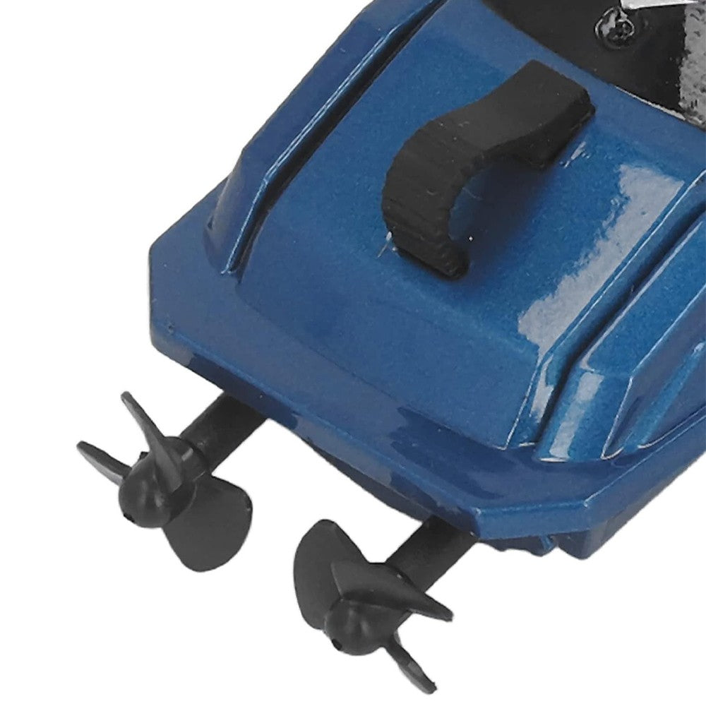 2.4GHz Kids RC Boat Toys Rechargeable Remote Control Racing Ship Toy Blue