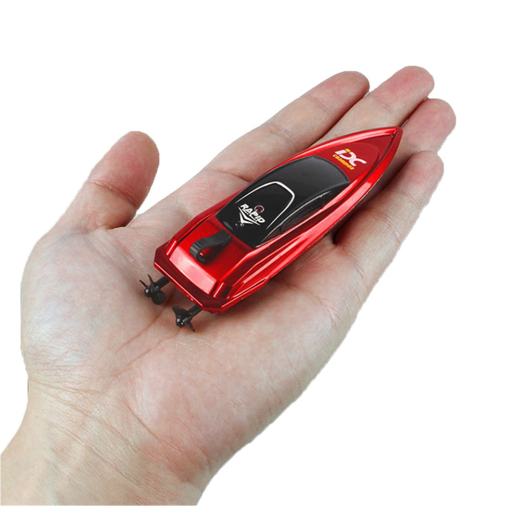 2.4GHz Kids RC Boat Toys Rechargeable Remote Control Racing Ship Toy Red