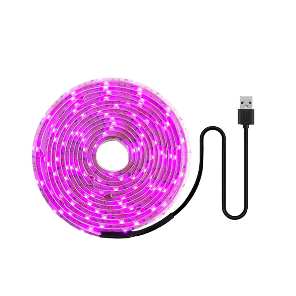 5 Meters Full Spectrum LED Plant Grow Light Strip USB Indoor Plant Grow Lamp