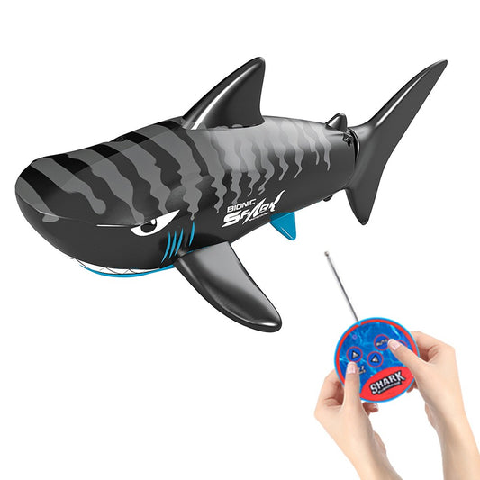 Remote Control Simulation Shark Toy Kids RC Toy Shark for Swimming Pool Black