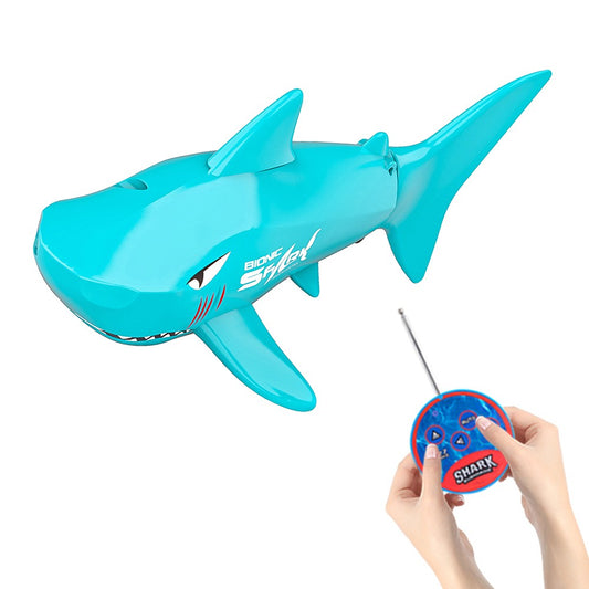 Remote Control Simulation Shark Toy Kids RC Toy Shark for Swimming Pool Blue