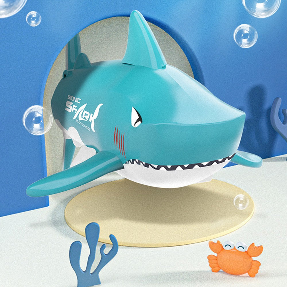 Remote Control Simulation Shark Toy Kids RC Toy Shark for Swimming Pool Blue
