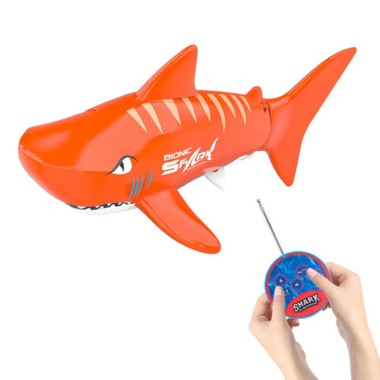 Remote Control Simulation Shark Toy Kids RC Toy Shark for Swimming Pool Orange
