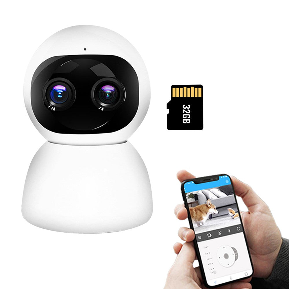 1080P Smart Monitor Camera IR Night Vision Home Security Camera with Memory Card