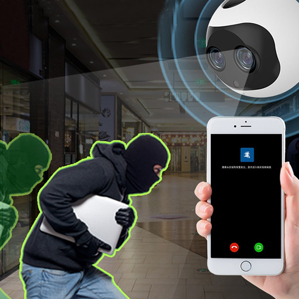 1080P Smart Monitor Camera IR Night Vision Home Security Camera with Memory Card