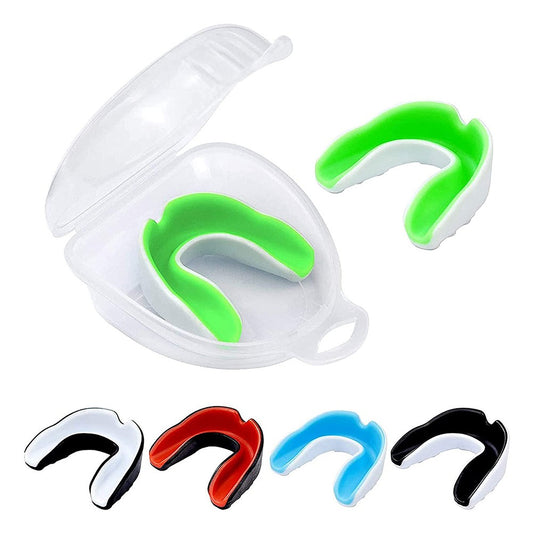 5Pcs for Adult Sports Mouth Guard Adult Gum Shield with Storage Case