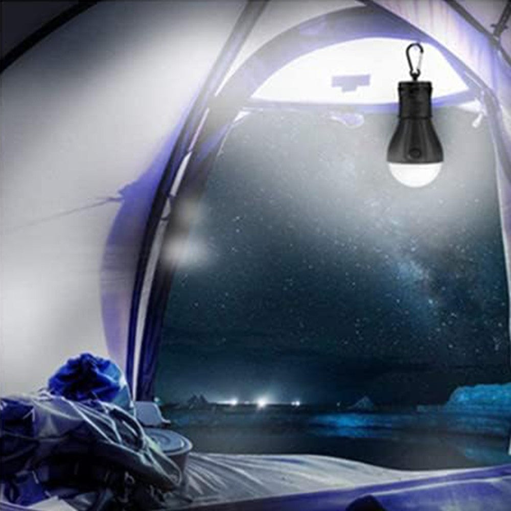 4Pcs LED Camping Tent Light Portable Hanging Light Bulb Battery Powered