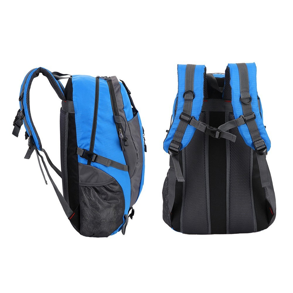 Water-resistant Hiking Backpack Camping Bag Outdoor Sport Travel Rucksack Blue