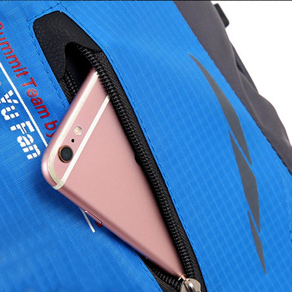 Water-resistant Hiking Backpack Camping Bag Outdoor Sport Travel Rucksack Blue