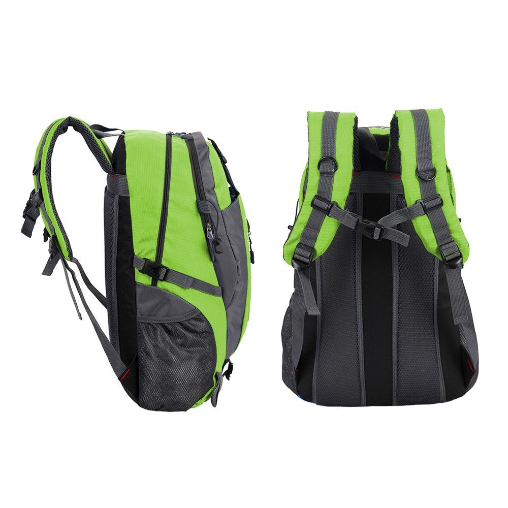 Water-resistant Hiking Backpack Camping Bag Outdoor Sport Travel Rucksack Green