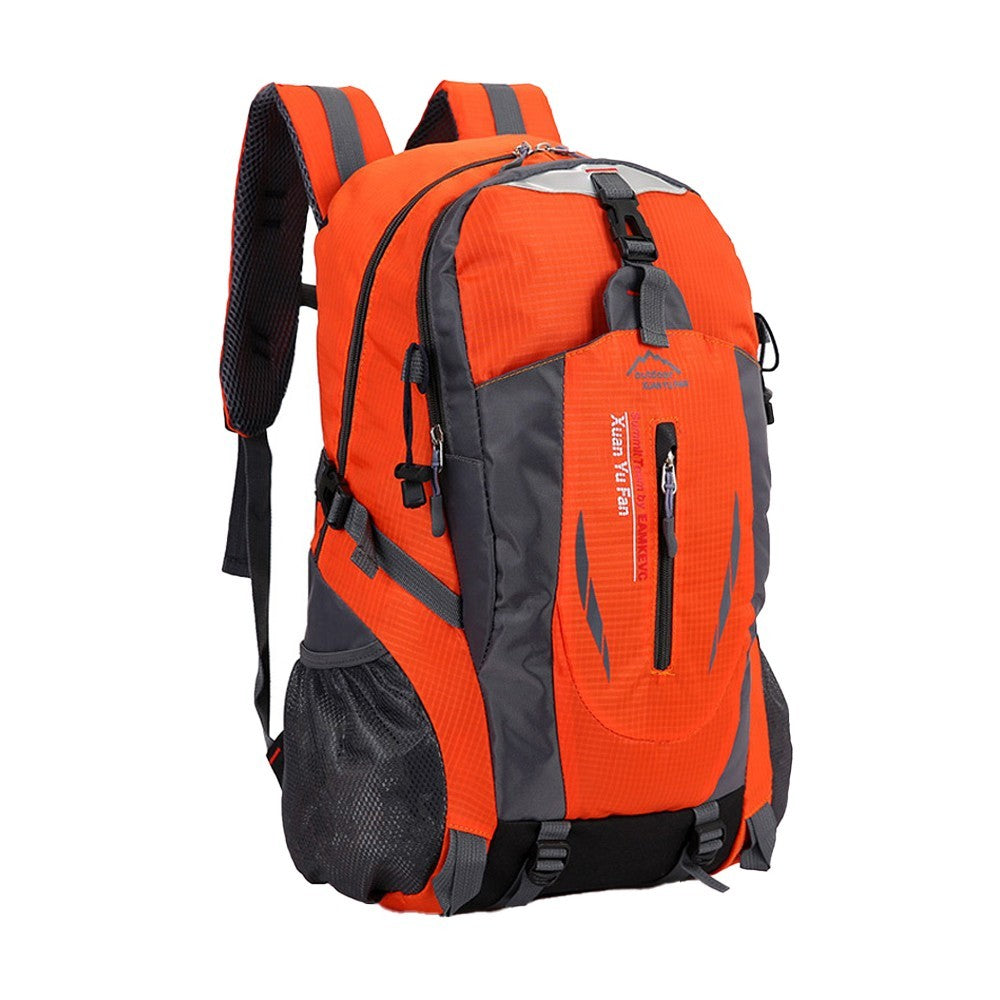 Water-resistant Hiking Backpack Camping Bag Outdoor Sport Travel Rucksack Orange