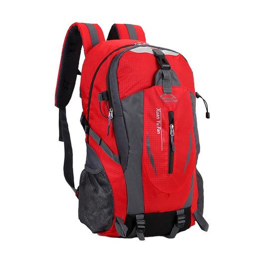 Water-resistant Hiking Backpack Camping Bag Outdoor Sport Travel Rucksack Red