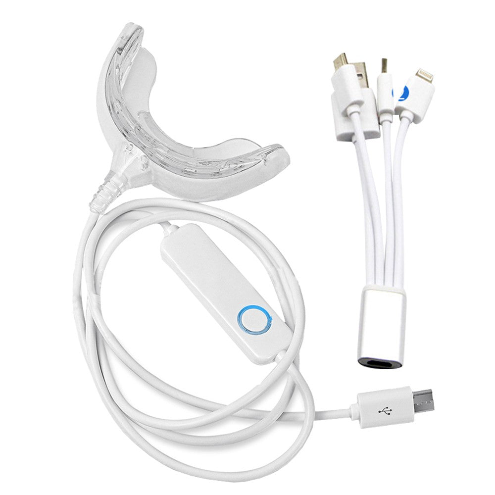 1Pc LED Teeth Whitening Accelerator Light Teeth Whitening Enhancer Light Trays