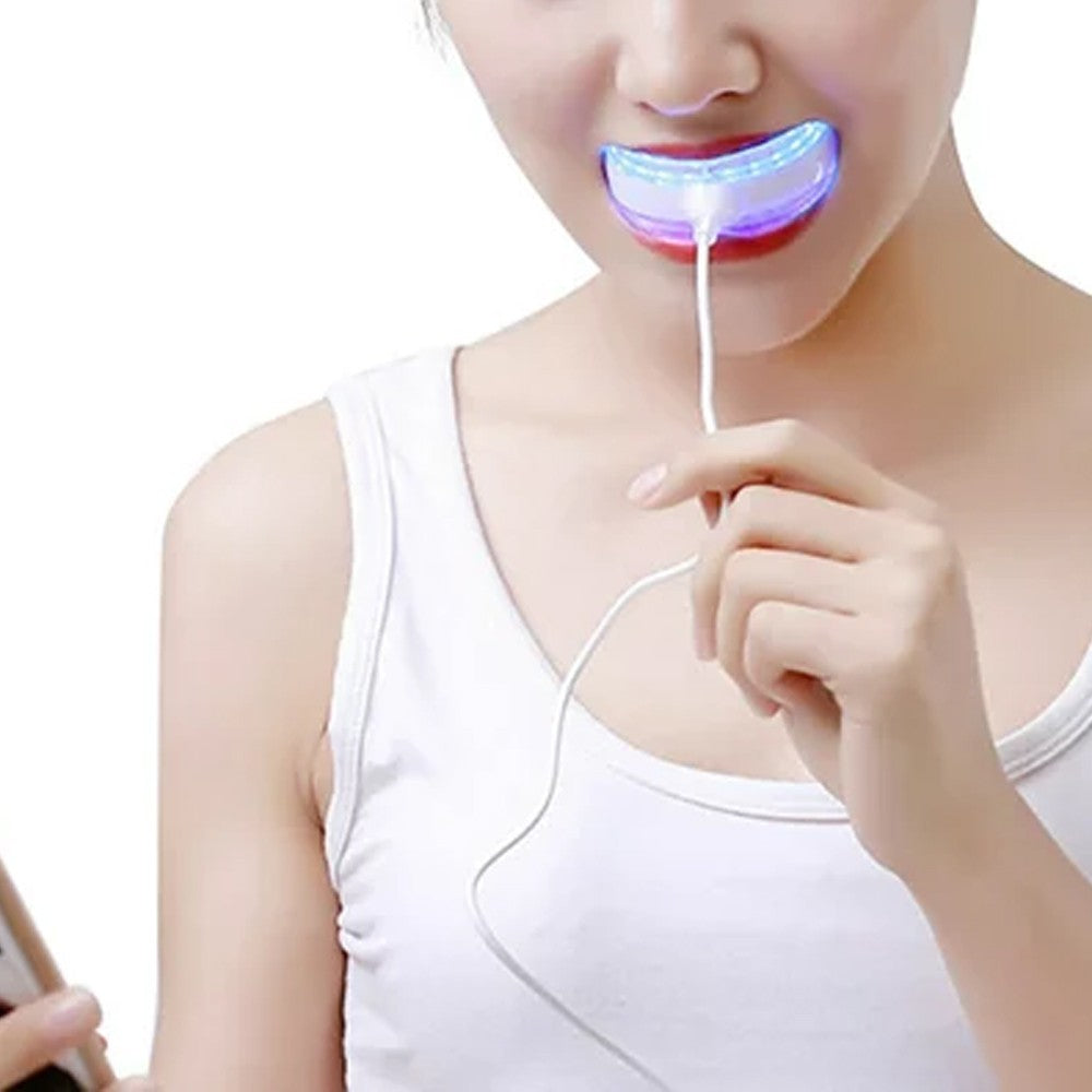 1Pc LED Teeth Whitening Accelerator Light Teeth Whitening Enhancer Light Trays