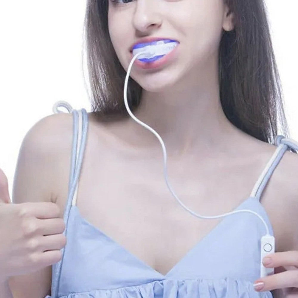 1Pc LED Teeth Whitening Accelerator Light Teeth Whitening Enhancer Light Trays
